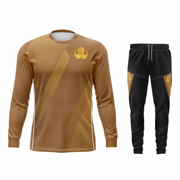 Setelan Jersey Oblong Panjang ASN-PNS
