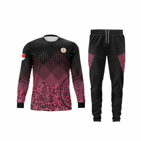 Setelan Jersey Oblong panjang Bidan