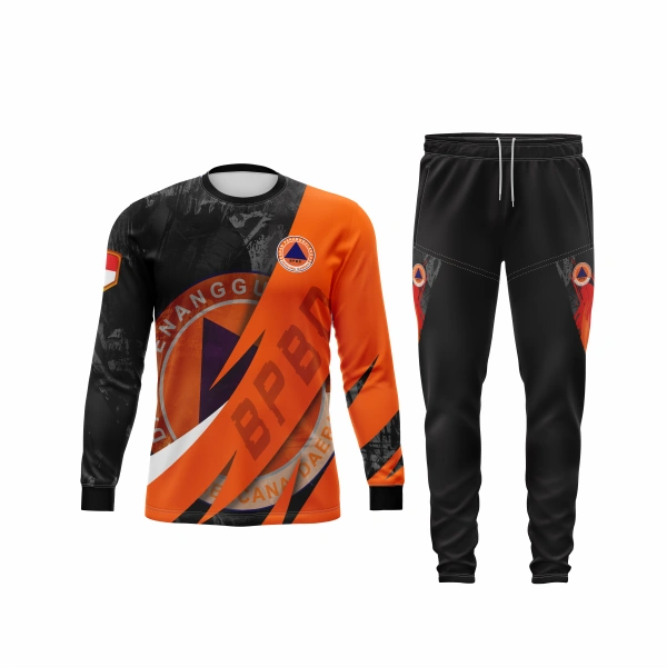Setelan Jersey Oblong Panjang BPBD