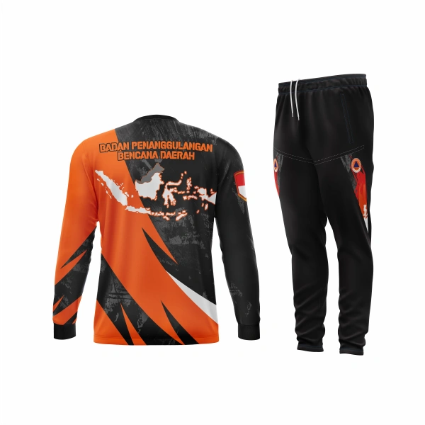 Setelan Jersey Oblong Panjang BPBD - foto 2