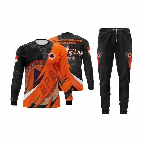 Setelan Jersey Oblong Panjang BPBD - foto 3