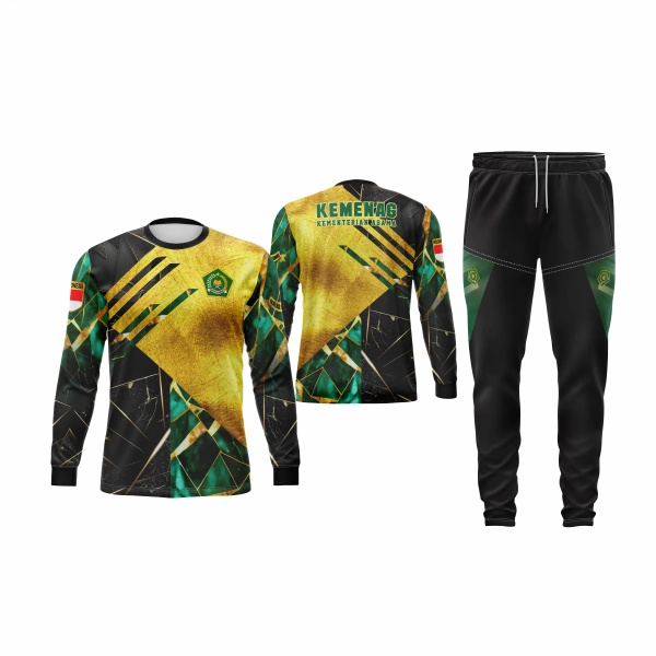 Setelan Jersey Oblong Panjang Kemenag - foto 2