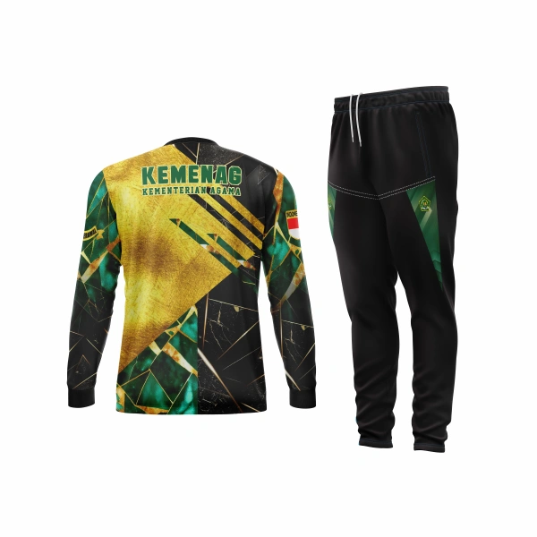 Setelan Jersey Oblong Panjang Kemenag - foto 3