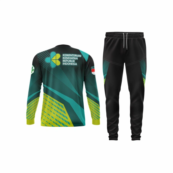 Setelan Jersey Oblong Panjang Kemenkes - foto 2