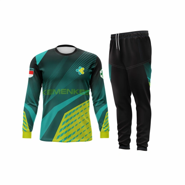 Setelan Jersey Oblong Panjang Kemenkes