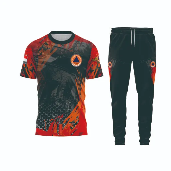 Setelan Jersey Oblong Pendek BPBD - foto 1