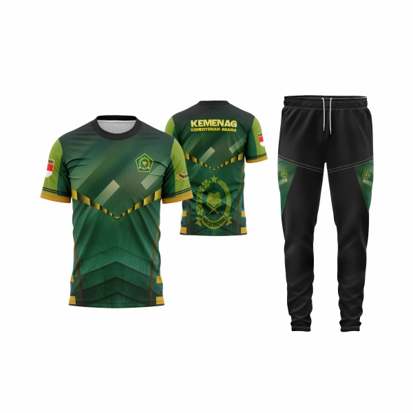 Setelan Jersey Oblong Pendek Kemenag - foto 3