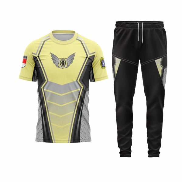 Setelan Jersey Oblong Pendek Satpam Bumblebee - foto 1