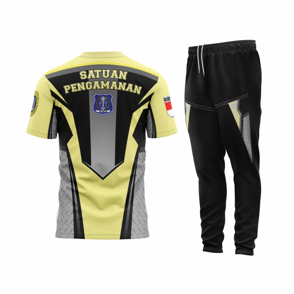 Setelan Jersey Oblong Pendek Satpam Bumblebee - foto 2