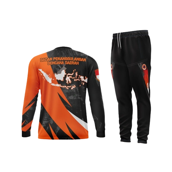 Setelan Jersey Oblong Panjang BPBD - foto 2
