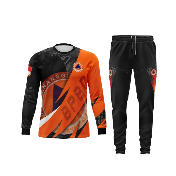 Setelan Jersey Oblong Panjang BPBD