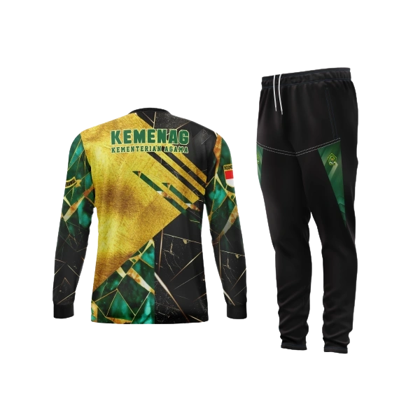 Setelan Jersey Oblong Panjang Kemenag - foto 2