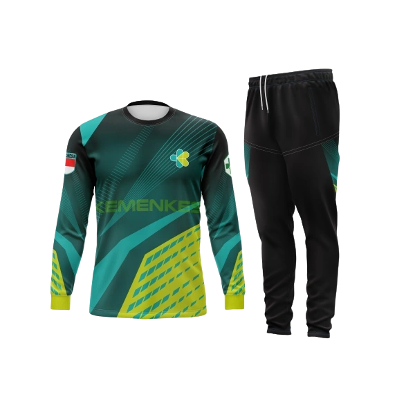 Setelan Jersey Oblong Panjang Kemenkes