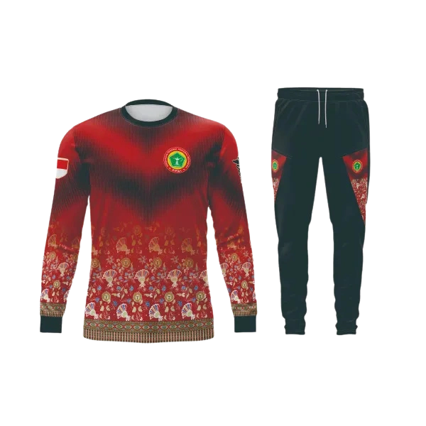 Setelan Jersey Oblong Panjang Perawat