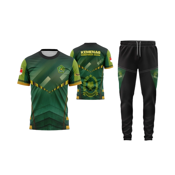 Setelan Jersey Oblong Pendek Kemenag - foto 3