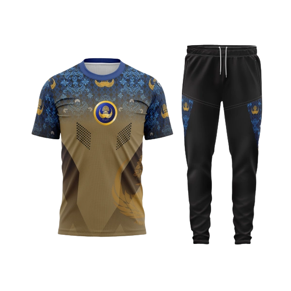 Setelan Jersey Oblong Pendek Korpri