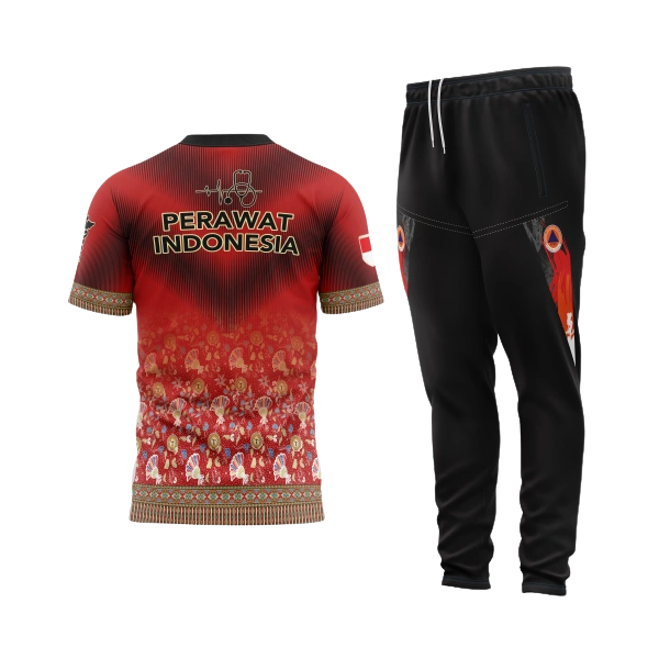 Setelan Jersey Oblong Pendek Perawat - foto 2