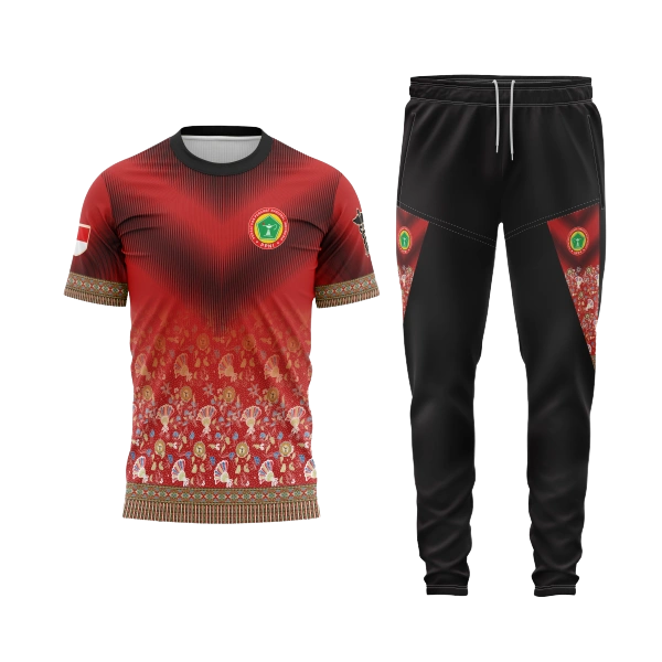 Setelan Jersey Oblong Pendek Perawat