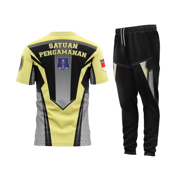 Setelan Jersey Oblong Pendek Satpam Bumblebee - foto 2