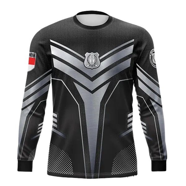 JERSEY SATPAM BLACK PHANTER / KAOS DRIFIT SATPAM BLACK PANTHER PANJANG