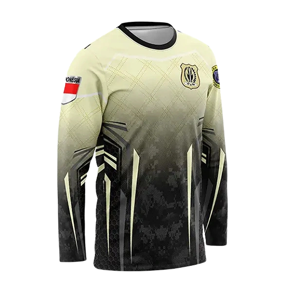 JERSEY SATPAM YELLOW STAR Cepat Kering Berpori Nyaman Uniseks - foto 3