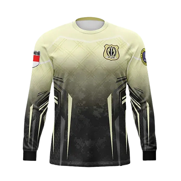 JERSEY SATPAM YELLOW STAR Cepat Kering Berpori Nyaman Uniseks