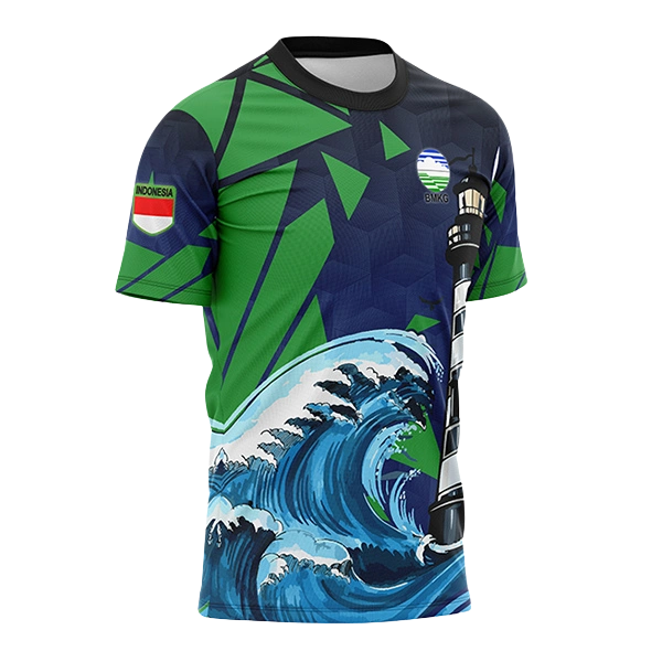 JERSEY BMKG / JERSEY BADAN METEOROLOGI KLIMATOLOGI DAN GEOFISIKA / Kaos Pendek - foto 3
