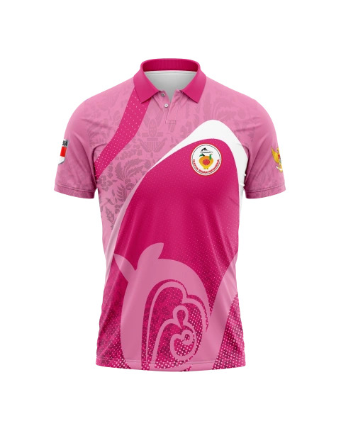 Jersey Polo Pendek Bidan Pink - foto 1