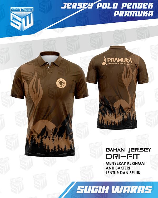 Jersey Polo Pendek Pramuka