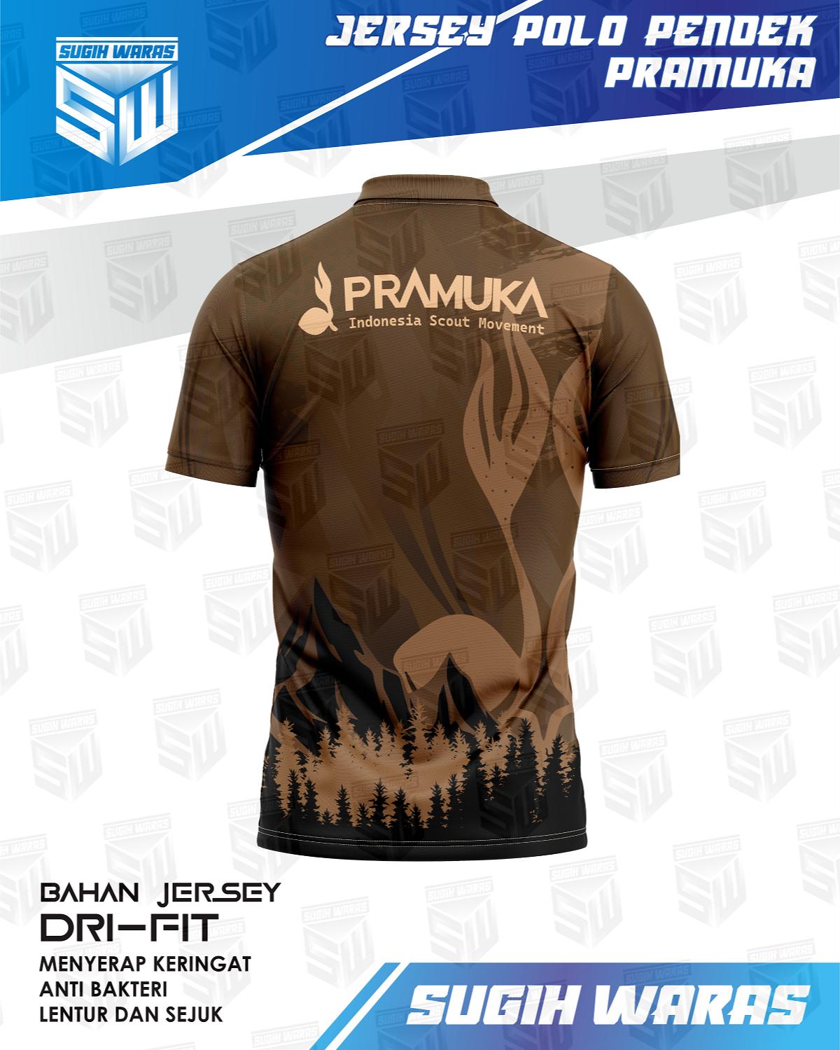 Jersey Polo Pendek Pramuka - foto 3