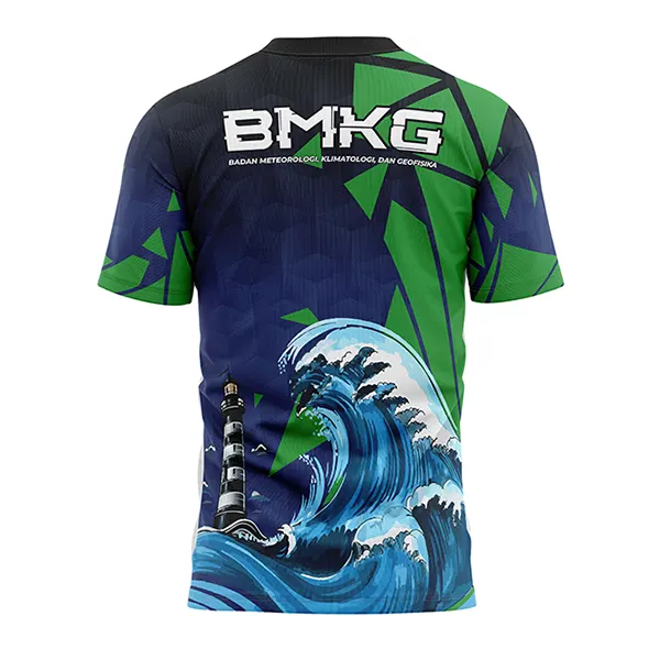 JERSEY BMKG / JERSEY BADAN METEOROLOGI KLIMATOLOGI DAN GEOFISIKA / Kaos Pendek - foto 3