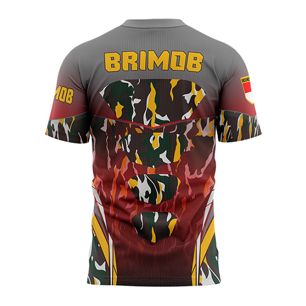 SUGIH WARAS JERSEY BRIMOB / KAOS DRI-FIT BRIMOB LENGAN PENDEK - foto 3