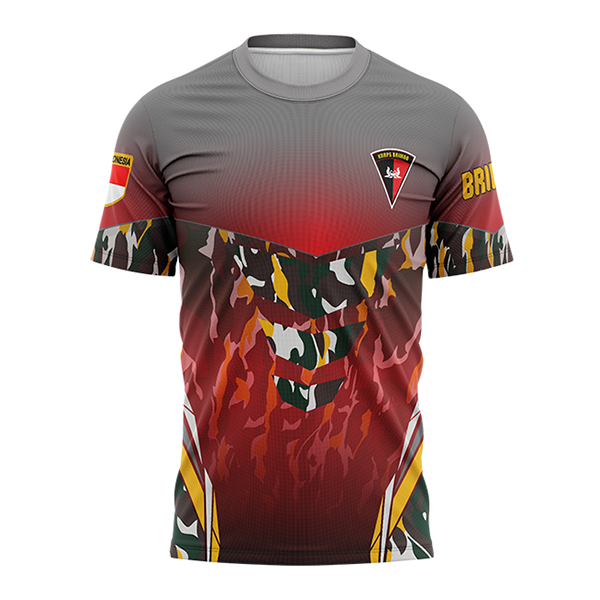 SUGIH WARAS JERSEY BRIMOB / KAOS DRI-FIT BRIMOB LENGAN PENDEK - foto 1