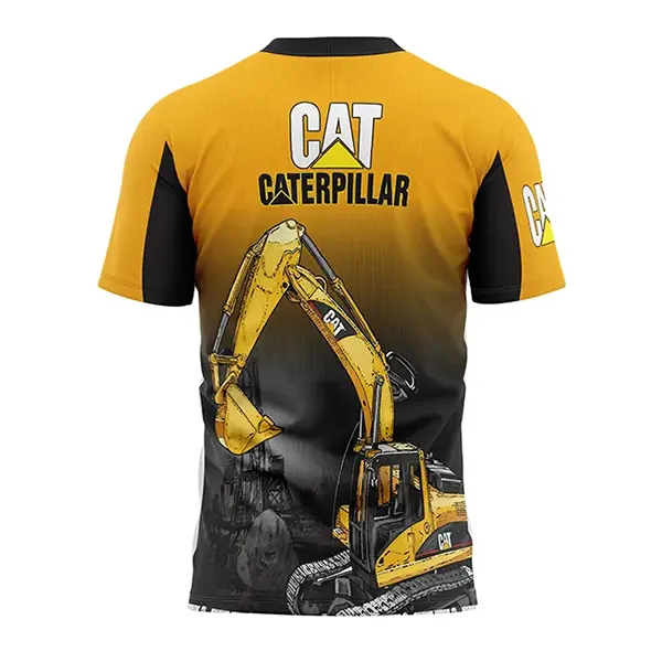 JERSEY TAMBANG / EXCAVATOR Olahraga Cepat Kering Berpori Nyaman Uniseks Baju Pakaian - foto 3