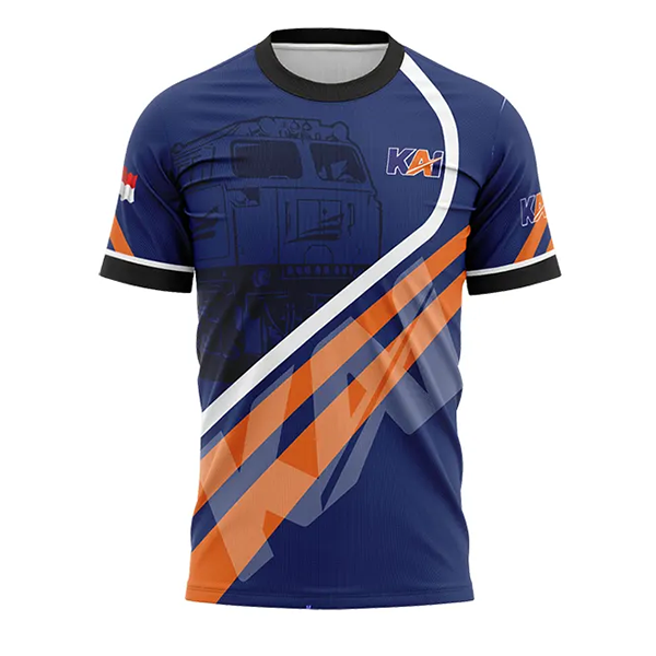 Jersey Kai Oblong Pendek / Baju Kereta Api Indonesia - foto 1
