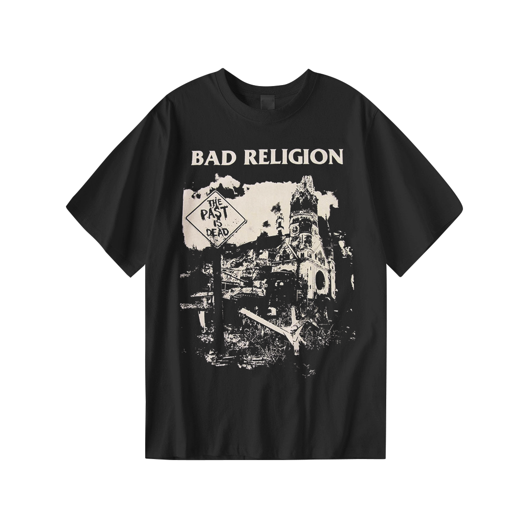 Kaos Distro BAD RELIGION | T-Shirt Hitam | Cotton Combed 24s