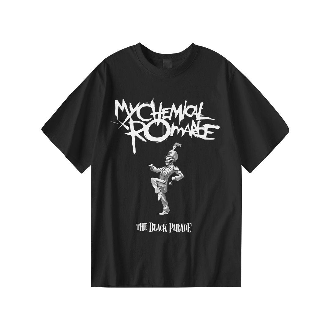 Kaos Distro MY CHEMICAL ROMANCE (MCR) | T-Shirt Hitam | Cotton Combed 24s - foto 1