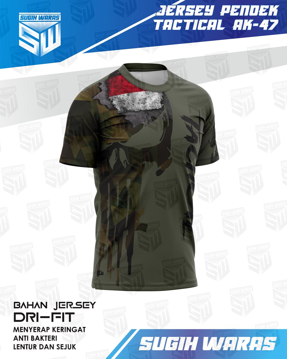 Jersey Pendek Tactical - foto 4
