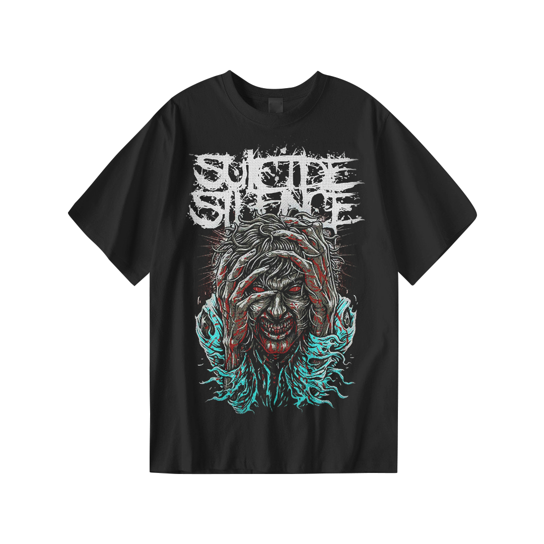 Kaos Distro SUICIDE SILENCE | T-Shirt Hitam | Cotton Combed 24s - foto 1