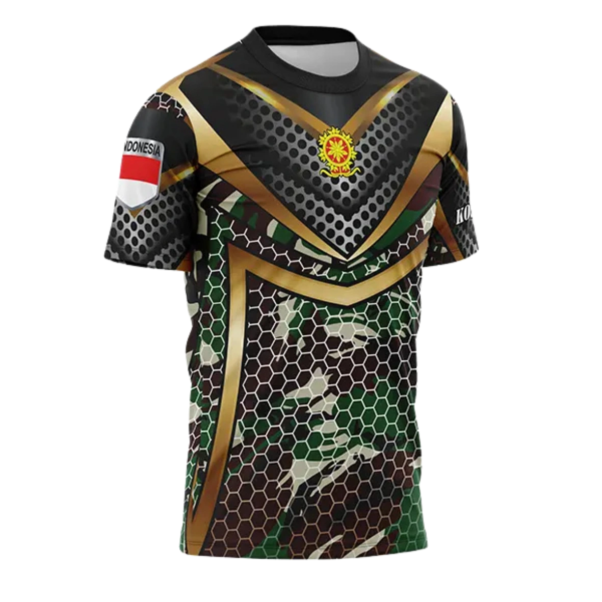 JERSEY KOSTRAD/ KAOS DRI-FIT LORENG KOSTRAD LENGAN PENDEK/ BAJU PELATIH KOSTRAD - foto 2