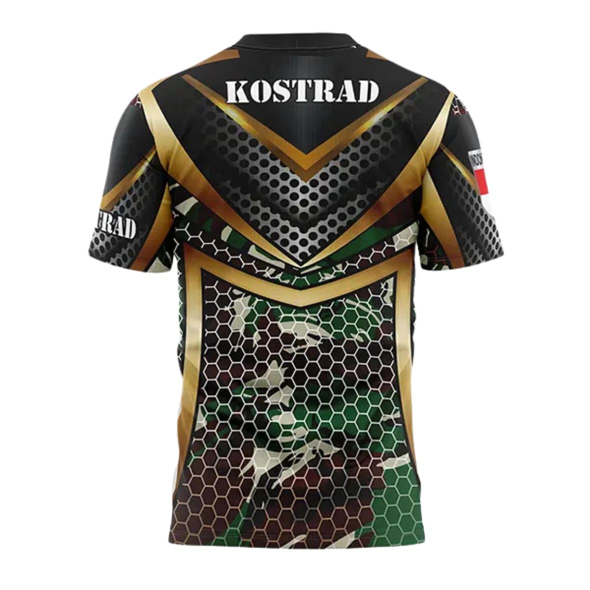 JERSEY KOSTRAD/ KAOS DRI-FIT LORENG KOSTRAD LENGAN PENDEK/ BAJU PELATIH KOSTRAD - foto 3