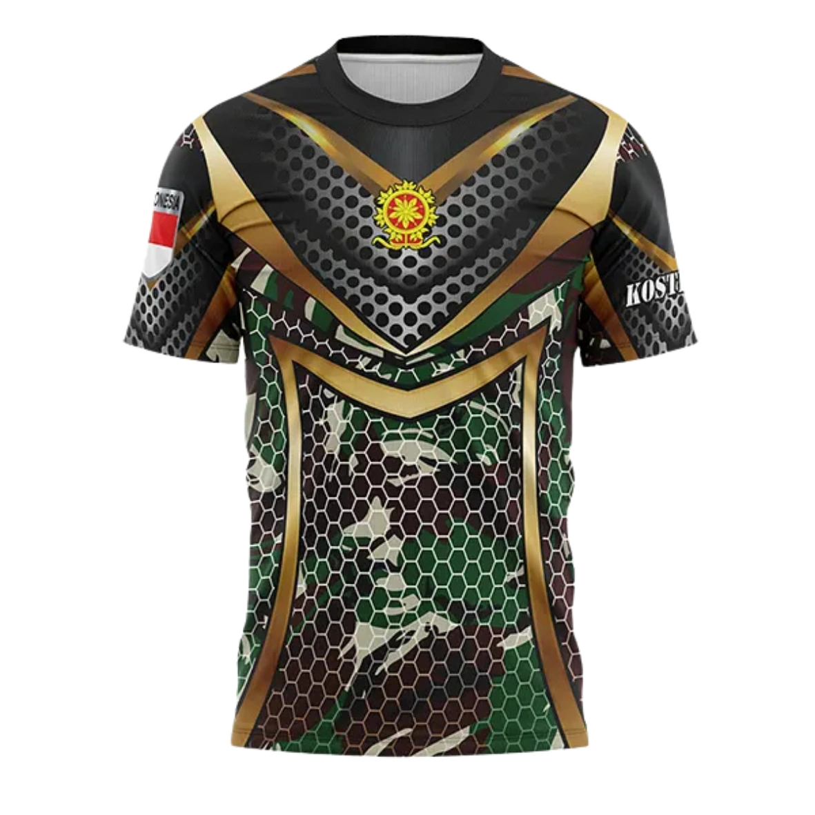 JERSEY KOSTRAD/ KAOS DRI-FIT LORENG KOSTRAD LENGAN PENDEK/ BAJU PELATIH KOSTRAD