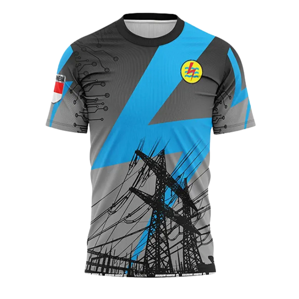 JERSEY PLN Pendek / Kaos Olahraga / Kaos Santai / Kaos Organisasi - foto 1