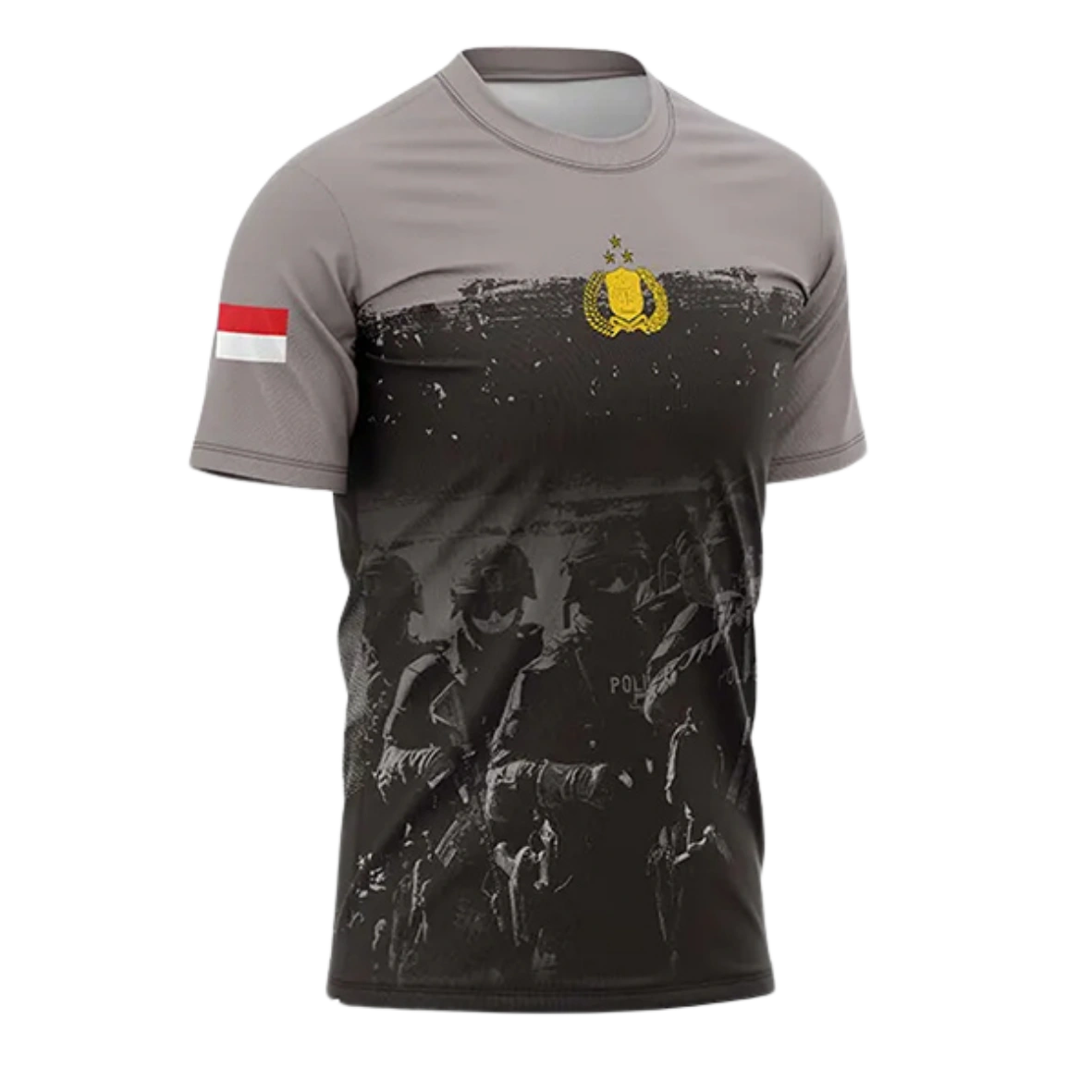 JERSEY POLISI Pendek / Kaos Olahraga / Kaos Santai / Kaos Organisasi - foto 2