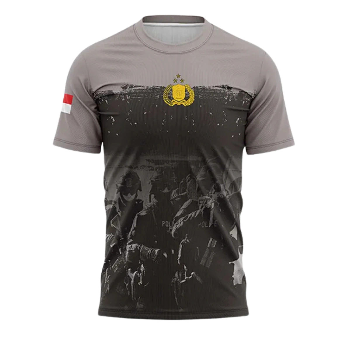 JERSEY POLISI Pendek / Kaos Olahraga / Kaos Santai / Kaos Organisasi - foto 1