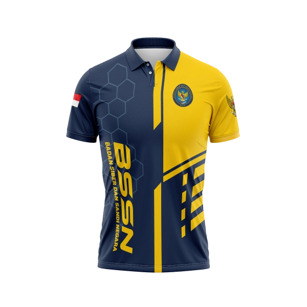 JERSEY BSSN Pendek / Kaos Olahraga / Kaos Santai / Kaos Organisasi - foto 1