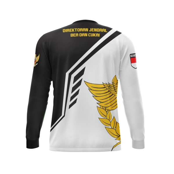 JERSEY BEA CUKAI Panjang / Kaos Olahraga / Kaos Santai / Kaos Organisasi - foto 2