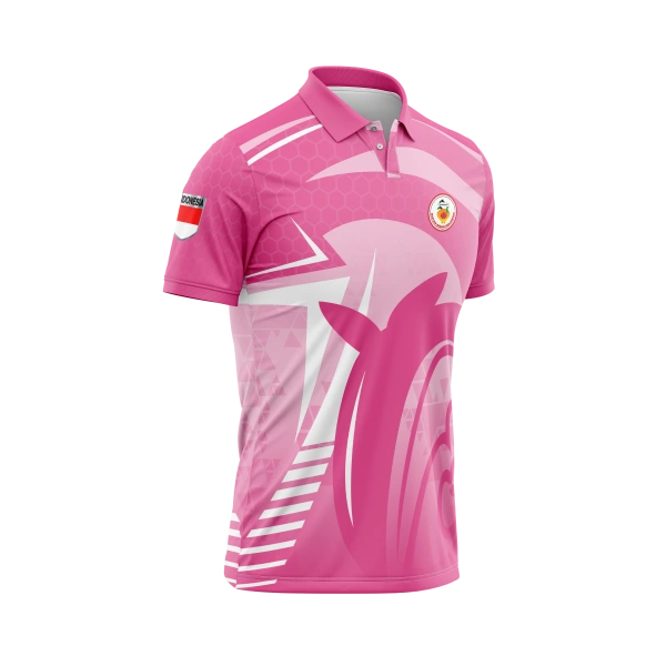 JERSEY POLO BIDAN PINK Pendek / Kaos Olahraga / Kaos Santai / Kaos Organisasi - foto 2