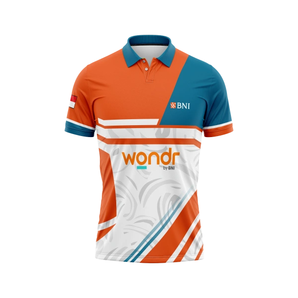 JERSEY POLO BNI Pendek / Kaos Olahraga / Kaos Santai / Kaos Organisasi