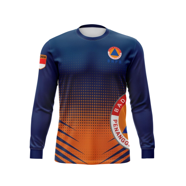 JERSEY BNPB Panjang / Kaos Olahraga / Kaos Santai / Kaos Organisasi